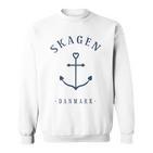 Denmark Skagen Anchor Tattoo Love Heart Copenhagen Sweatshirt