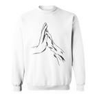 Dogpaw Dog Paw Human Hand Sweatshirt