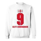 England Sauf Klitt Commander Son Name S Sweatshirt