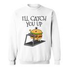 Fast-Food-Burger Fitness-Läufer Lustig Sweatshirt