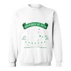 Herren Achtung Seine Majestät Der Papaatertagsgeschenk Spruch Raglan Sweatshirt