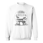 Ich Bin Dann Mal Im Keller Drums Sweatshirt