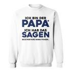 Ich Bin Der Papa Gray Sweatshirt