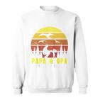 Ich Habe Zwei Titel Papa & Opa Und Ich Rocke Sie Beide Raglan Sweatshirt