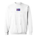 Isländische Namen Fußball Island Sauf Trikot Mallorca Sweatshirt