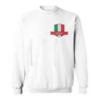 Italienische Flagge Buchstabe I Und T Italien Italia Sweatshirt