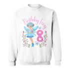 Kinder Fee Geburtstag Party 8 Jahre Alt Fee Geburtstag Party Thema Sweatshirt