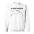 Le Mont Ventoux Serpentines France Cycling Sweatshirt