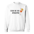 Leben Auf Der Aperolsspur Party Fun Summer Spritz Drink Sweatshirt