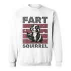Lustiges Stinktier Furz Eichhörnchen Sweatshirt