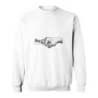 Meine Frau Bis Mich Jemand Papa Nannte Father's Day Saying Father Sweatshirt