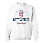 Retro-Styled Vintage Rottweiler Sweatshirt