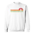 Retrointage Style Tennis Geschenk Für Papa Raglan Sweatshirt