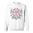 Valentine's Day Him Fun Slogan Sweatshirt