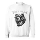 Vatertag Papa Bär Outfit Kapuzenjacke Sweatshirt