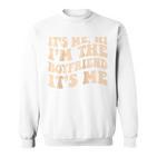 Vintage Ich Bin's Hallo Ich Bin Der Freund Ich Bin's Lustiger Papa Papa Raglan Sweatshirt