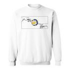 Volleyball Ball For Volleyballers For Beach Volleyball Sweatshirt