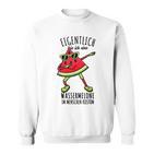 Wassermelone Liebhaber Wassermelone Kostüm White Sweatshirt