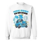 Weg Frei Ich Bin 3 Trabant 601 Sweatshirt, Geburtstag Junge