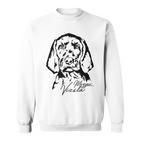 Wirehaar Magyarizsla Portrait Dog Sweatshirt