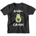 Avo-Cato Cat Avocado Meow Cat Kinder Tshirt