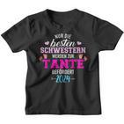 Beste Schwestern Werden Zur Tante Befördert 2024 Kinder Tshirt