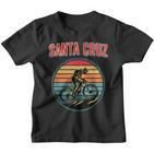 Bicycle Retro Vintage Santa Cruz Summer Cycling Kinder Tshirt