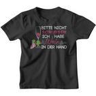 Bitte Nicht Schubsen Ich Habe Wein In Der Hand Kinder Tshirt