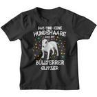 Bull Terrier Glitter Dog Owners Dog Holder Dog Kinder Tshirt