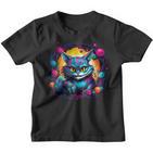 Cheshire Cat Alice In Wonderland Cool Graphic Kinder Tshirt