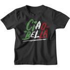 Ciao Bella Italy Flag Italian Kinder Tshirt