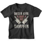 Das Kerl Liebt Das Dampfen E-Cigarette Vape & Vaper Kinder Tshirt