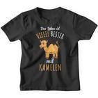 Das Leben Ist Besser Mit Kamelen Kinder Tshirt