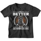 Das Leben Ist Besser Mit Presa Canarios Presa Canario Kinder Tshirt