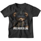 Desmiregal Des Mir Egal Teddy Slogan Kinder Tshirt