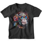 Dj Monkey Affen Mit Sonnenbrille Geschenkidee Affe Musik Kinder Tshirt