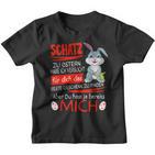 Easter Bunny Schatz Ich Habeersucht Partner Rabbit Man & Frau Kinder Tshirt