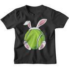 Easter Bunny Tennis Easter Tennis Rabbit Ears Kinder Tshirt