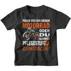 Finger Weg Von Mein Motorrad Motorcycle Rider & Biker S Kinder Tshirt