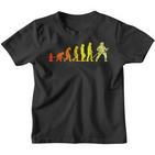 Fire Brigade Evolution Cool Vintage Fireman Kinder Tshirt