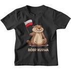 Bober Bóbr Kurwa Internet Meme Poland Flag Beaver Kinder Tshirt