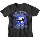 Football Zuf Fußball Geboren Zum School Gezween S Kinder Tshirt