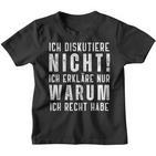 Ich Diskutiere Nicht Ich Erkläre Dir Warum Männer Kinder Tshirt