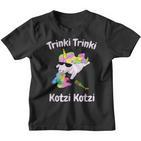 Party Unicorn Saufen Trinki Kotzi Kinder Tshirt
