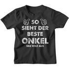 So Sieht Der Beste Onkel Der Welt German Langu Kinder Tshirt