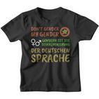 Genderwahn Genderdiktat Antigender Anti-Gender Language Kinder Tshirt