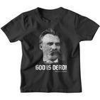 God Is Dead Friedrich Nietzsche Quote Philosopher Philosophy Kinder Tshirt