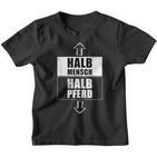 Halb Mensch Halb Pferd Pferdemensch Humor Zentaur Kinder Tshirt