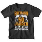 Herren Goldhochzeit Deko Hochzeitstag Jubiläum Ehemann Hochzeit Kinder Tshirt