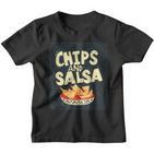 Hübsche Schale Mit Chips Und Spritziger Salsa Für Snacks Und Freunde Kinder Tshirt